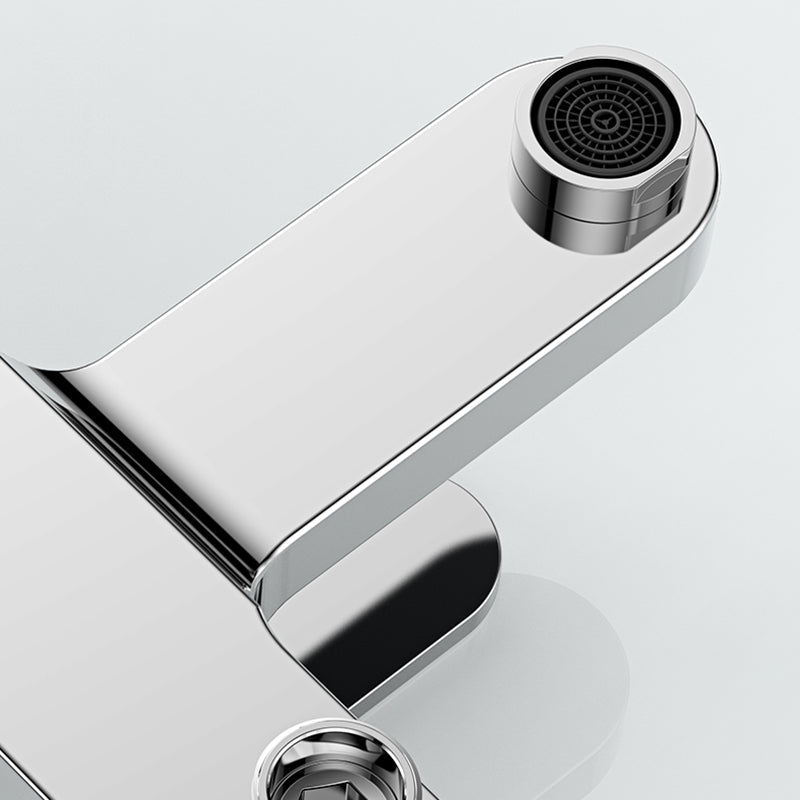 Avtoit | Single Lever Bath Mixer 2 Holes Wall Mounted Hand Shower Low Arc Tub Filler