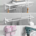 Avtoit | Modern Bathroom Accessories Hardware Set White Metal Bathroom Accessories Kit