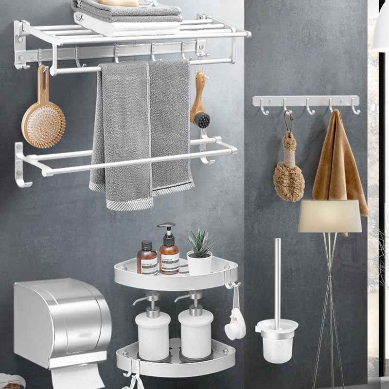 Avtoit | Modern Bathroom Accessories Hardware Set White Metal Bathroom Accessories Kit