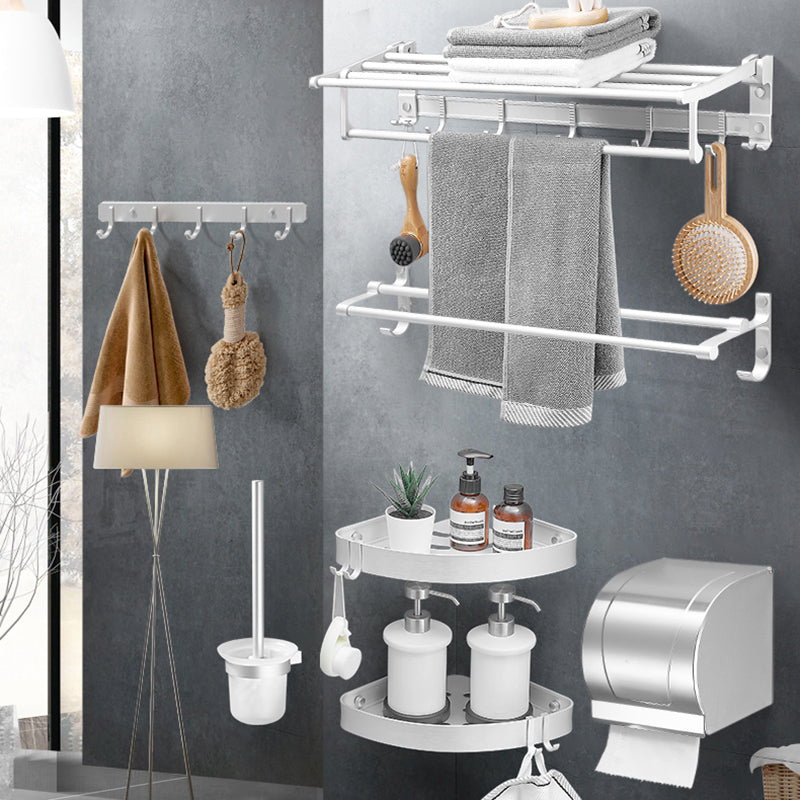 Avtoit | Modern Bathroom Accessories Hardware Set White Metal Bathroom Accessories Kit