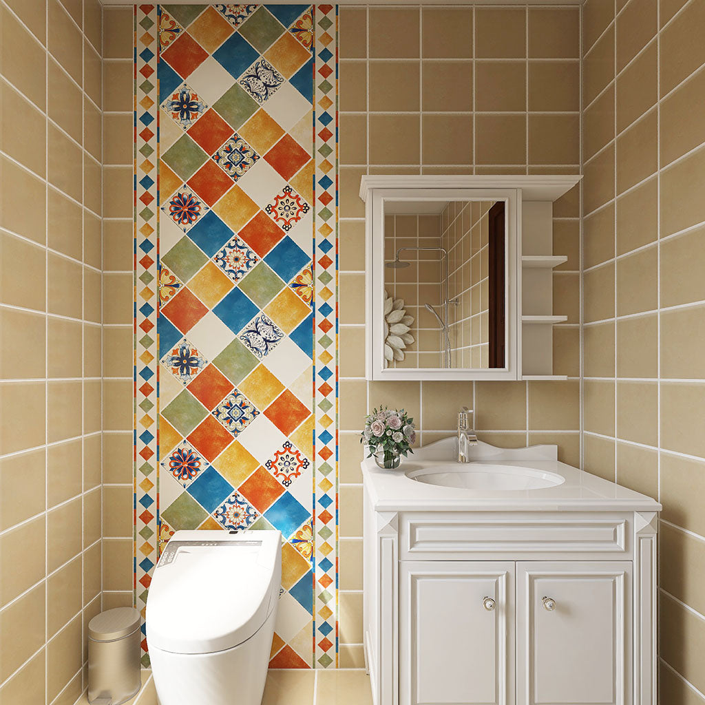 Avtoit | Modern Peel-and-Stick Backsplash Wall Tiles made of Plastic Mosaic Tile Wallpaper for the Kitchen