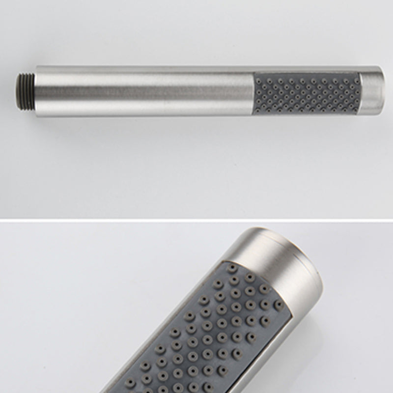 Avtoit | Cylindrical Hand Shower with Self-Cleaning Stainless Steel Wall Shower Head