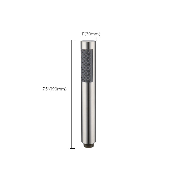 Avtoit | Cylindrical Hand Shower with Self-Cleaning Stainless Steel Wall Shower Head