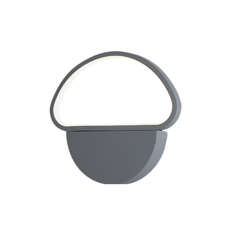 Avtoit | Mushroom-shaped wall lamp wall light contemporary acrylic gray LED wall-mounted light for bedroom