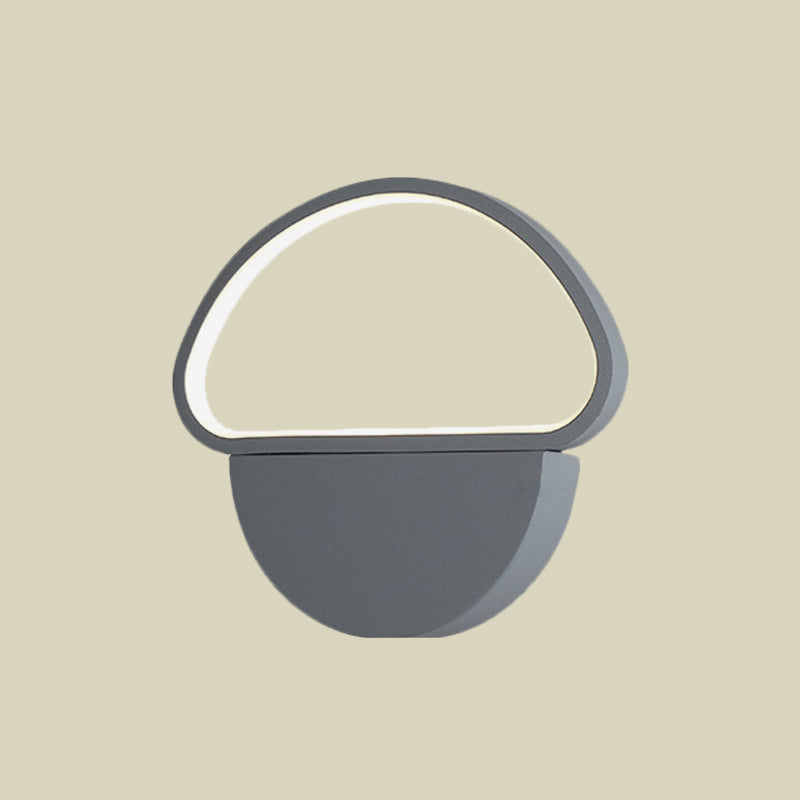 Avtoit | Mushroom-shaped wall lamp wall light contemporary acrylic gray LED wall-mounted light for bedroom
