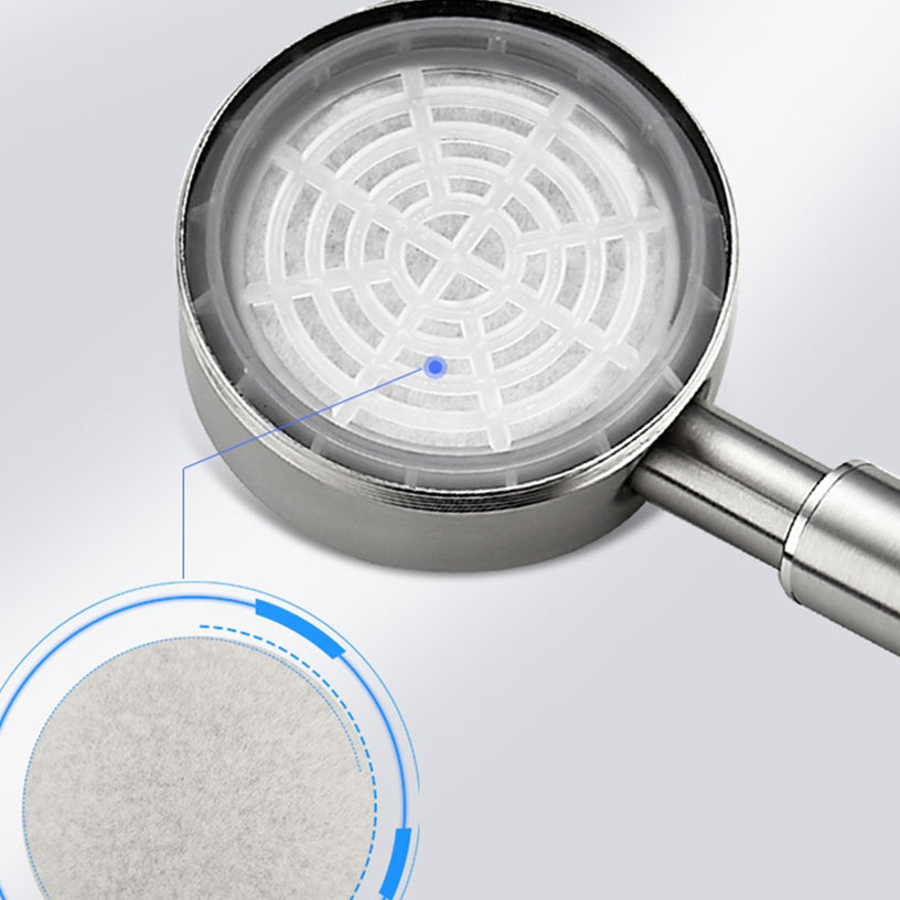 Avtoit | Round Handheld Shower Water Saving Showerhead Made of Stainless Steel