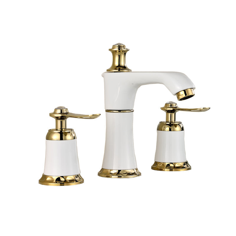 Avtoit | Glam Bathtub Faucet Trim Deck Mounted Lever Handle Swivel Spout Bathtub Faucet