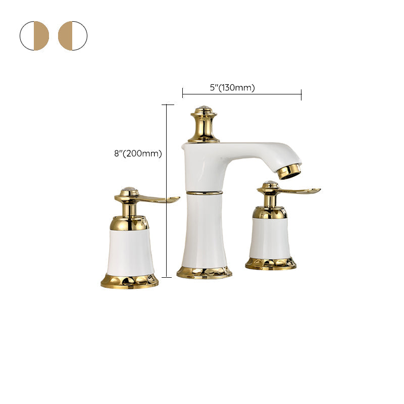 Avtoit | Glam Bathtub Faucet Trim Deck Mounted Lever Handle Swivel Spout Bathtub Faucet