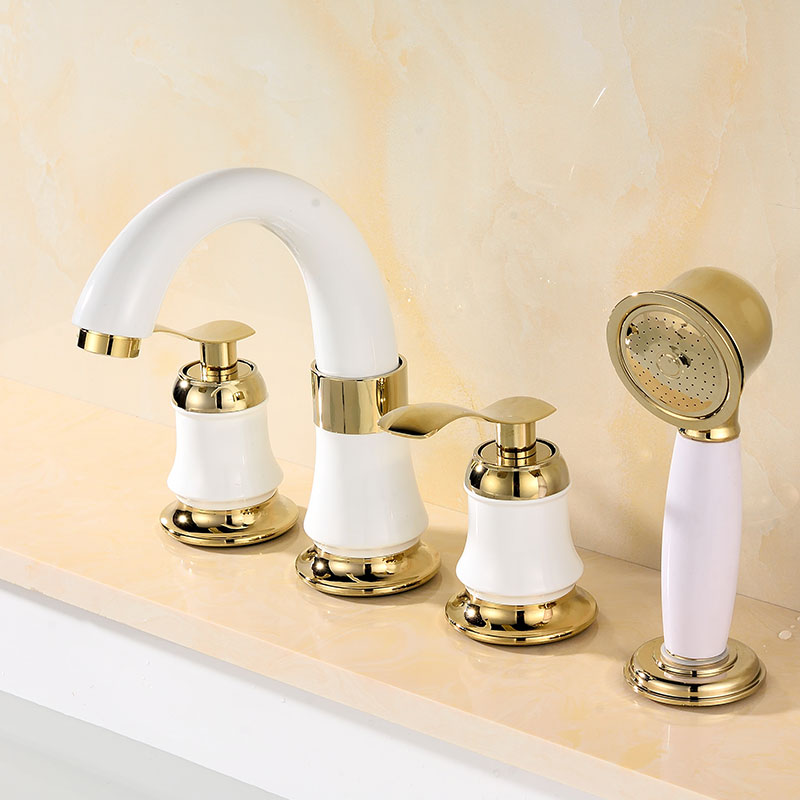 Avtoit | Tradition Bathtub Filler Trim Deck-Mounted Swing Spout Bathtub Filler