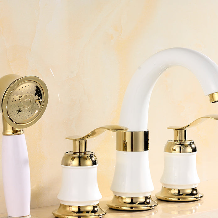 Avtoit | Tradition Bathtub Filler Trim Deck-Mounted Swing Spout Bathtub Filler