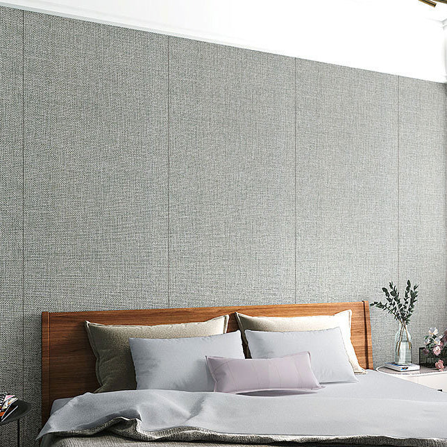 Avtoit | Contemporary Style Wall Panel Linen Living Space Peel and Stick Wall Covering
