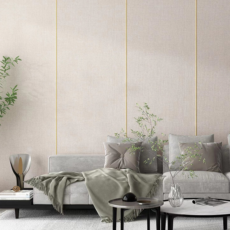 Avtoit | Contemporary Style Wall Panel Linen Living Space Peel and Stick Wall Covering