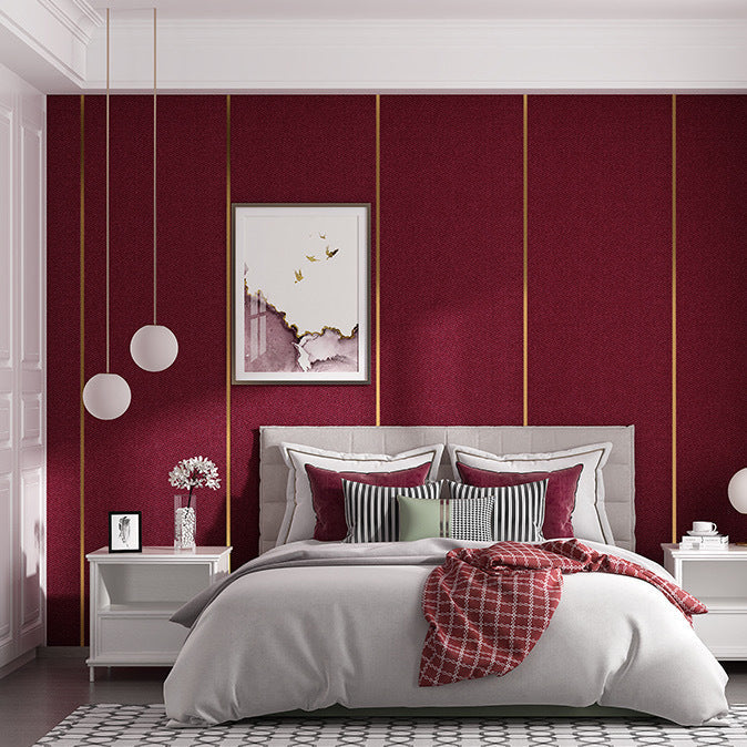Avtoit | Contemporary Style Wall Panel Linen Living Space Peel and Stick Wall Covering