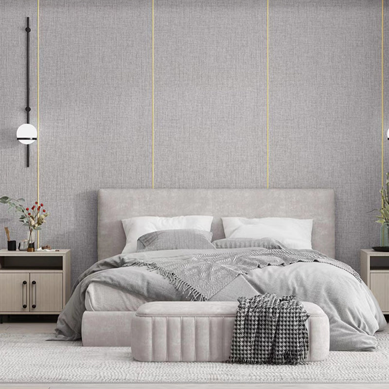 Avtoit | Contemporary Style Wall Panel Linen Living Space Peel and Stick Wall Covering
