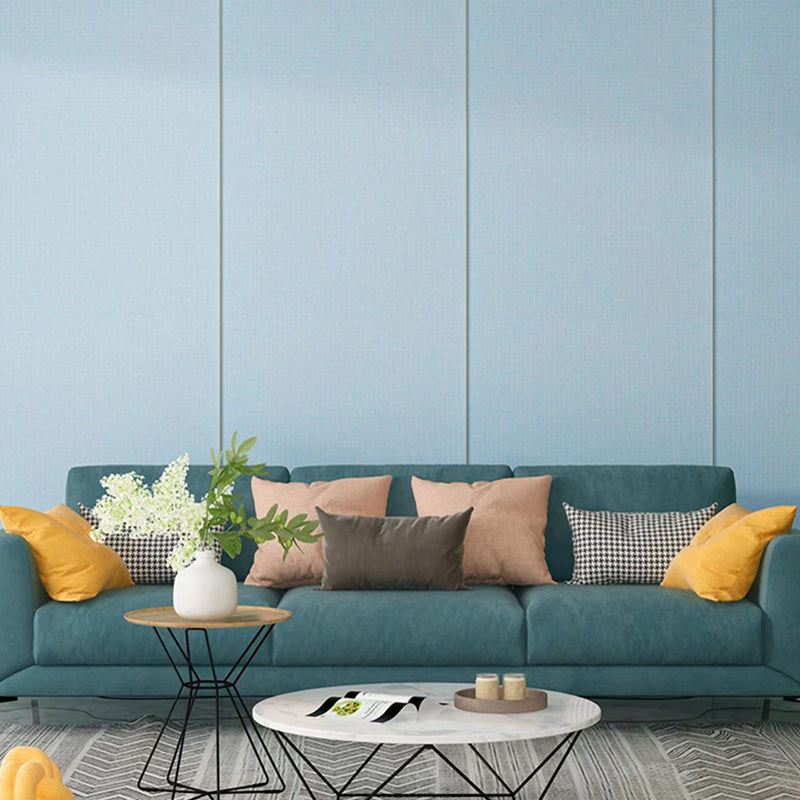 Avtoit | Contemporary Style Wall Panel Linen Living Space Peel and Stick Wall Covering