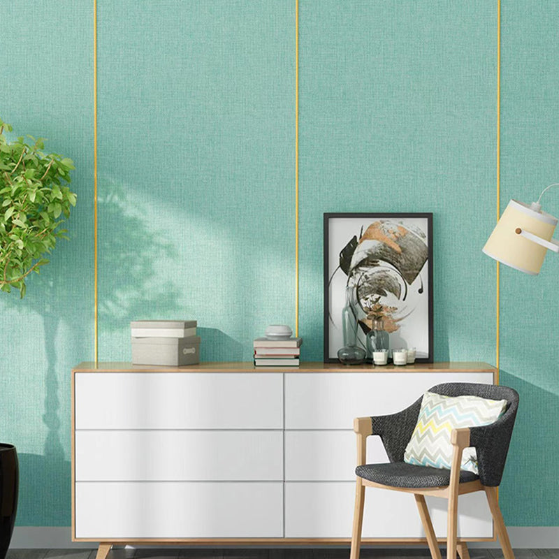 Avtoit | Contemporary Style Wall Panel Linen Living Space Peel and Stick Wall Covering