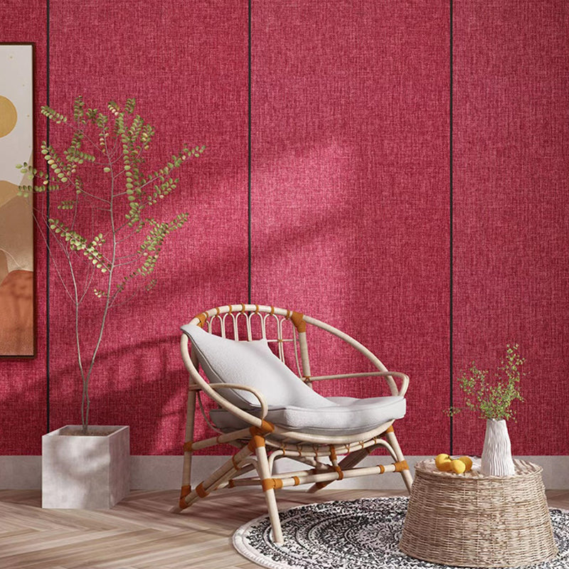 Avtoit | Contemporary Style Wall Panel Linen Living Space Peel and Stick Wall Covering