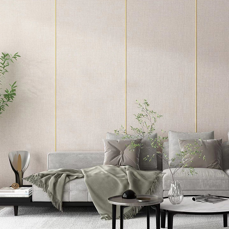 Avtoit | Contemporary Style Wall Panel Linen Living Space Peel and Stick Wall Covering