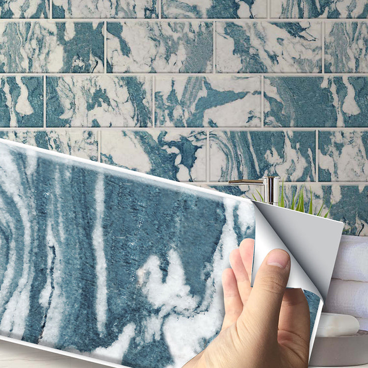 Avtoit | Modern Peel & Stick Subway Tiles PVC Wallpaper for Kitchen Backsplash