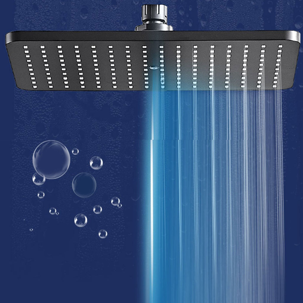 Avtoit | Modern rectangular shower head combo standard spray pattern with hand shower