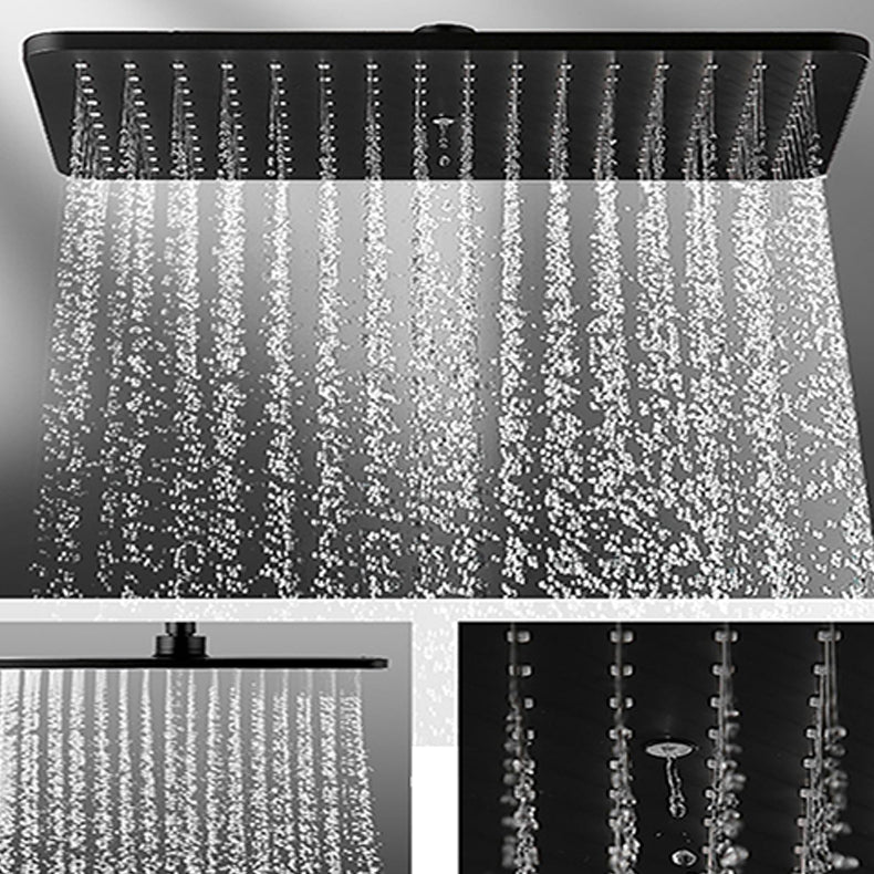 Avtoit | Modern rectangular shower head combo standard spray pattern with hand shower