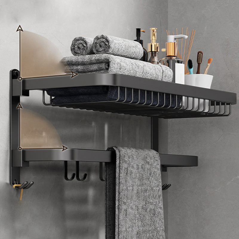 Avtoit | Minimalist black bathroom accessory set paper holder towel bar bath hardware set