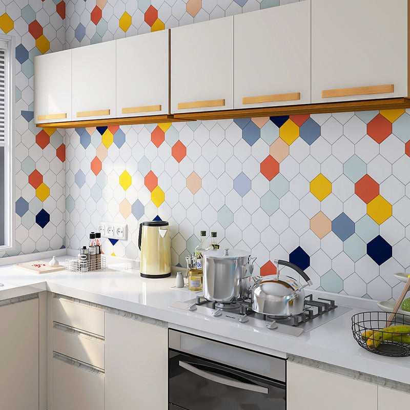 Avtoit | Modern Peel and Stick backsplash tiles plastic wallpaper for kitchen backsplash
