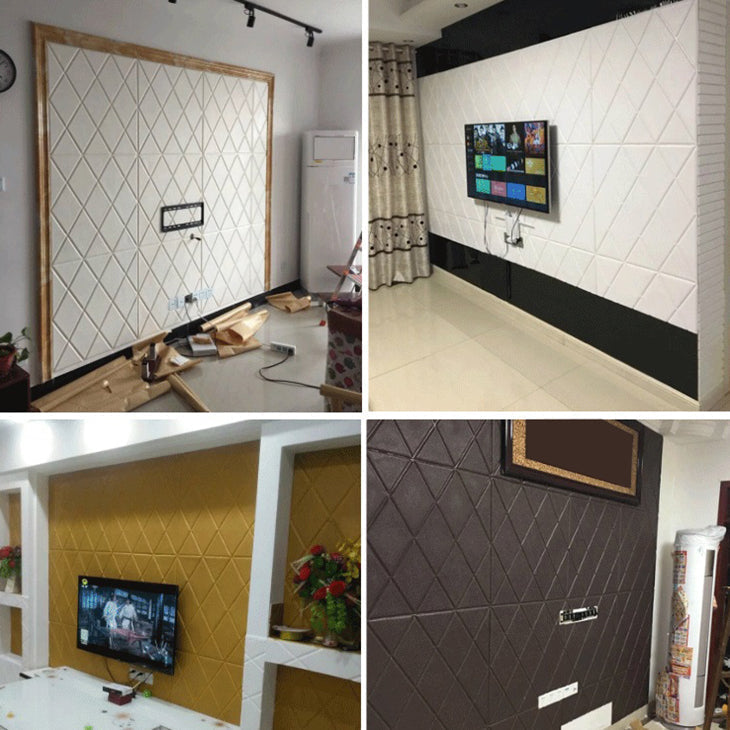 Avtoit | Contemporary Wall Panels 3D Embossed Waterproof Wall Panels