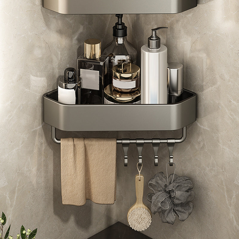 Avtoit | Adhesive Holder Metal Bathroom Accessory Single Piece or in Set with Shelf