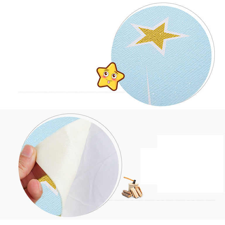 Avtoit | Contemporary Wall Ceiling Cartoon Print Peel and Stick Waterproof Wall Panel