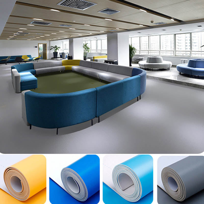 Avtoit | Modern Style PVC Floor Covering Pure Color Waterproof Fire-Resistant PVC Floor Covering