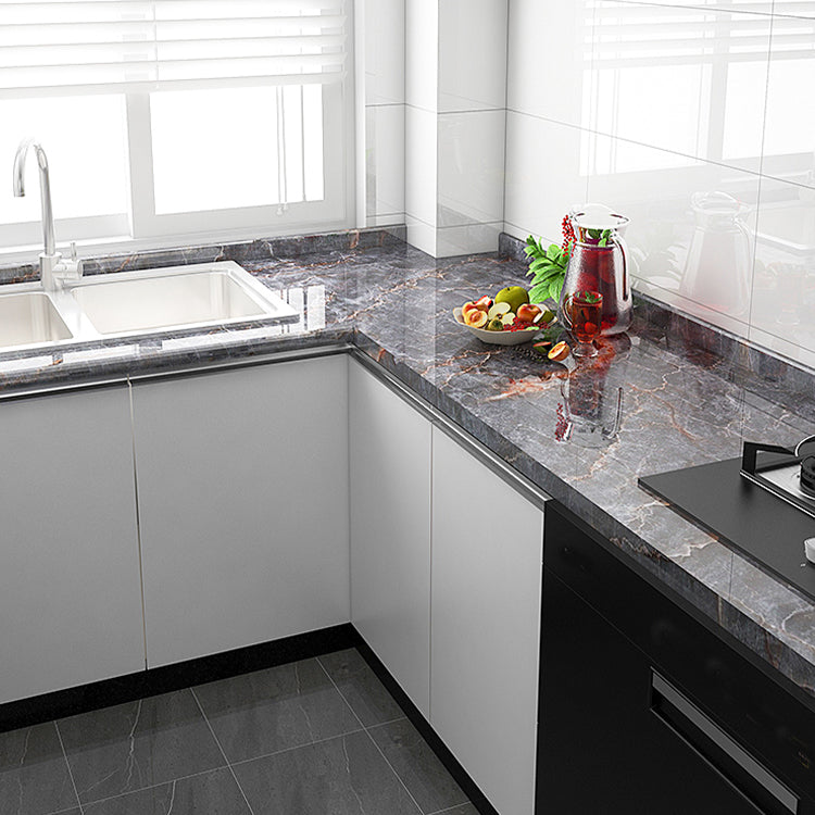 Avtoit | Modern Peel & Stick Field Tiles Plastic Wallpaper for Kitchen Backsplash