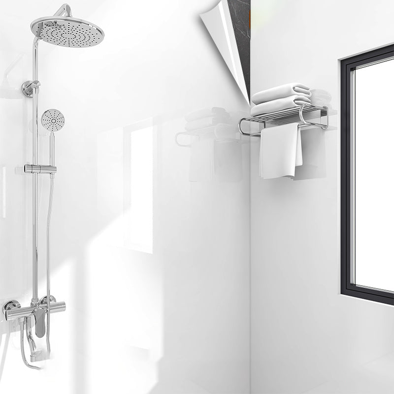 Avtoit | Modern Peel and Stick Splash Guard Wall Tile PVC Wallpaper for Shower