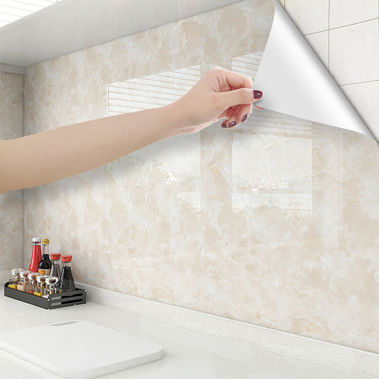 Avtoit | Modern Peel & Stick Field Tile PVC Rectangular Wallpaper for the Kitchen
