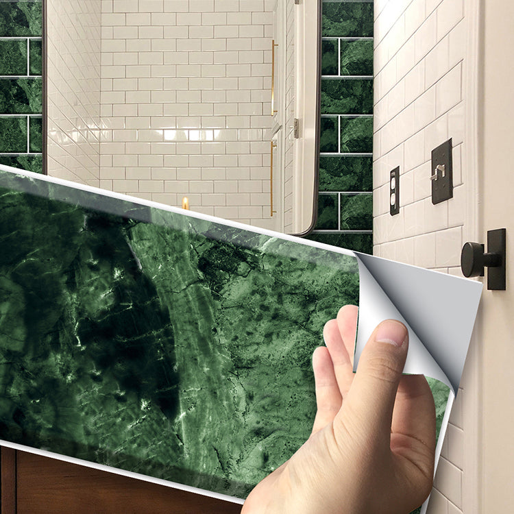 Avtoit | Mosaic tiles peel and attach tiles PVC backsplash peel and attach wall tiles in green