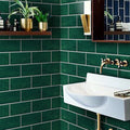 Avtoit | Mosaic tiles peel and attach tiles PVC backsplash peel and attach wall tiles in green