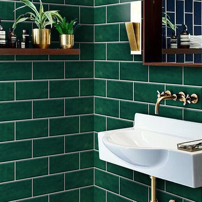 Avtoit | Mosaic tiles peel and attach tiles PVC backsplash peel and attach wall tiles in green
