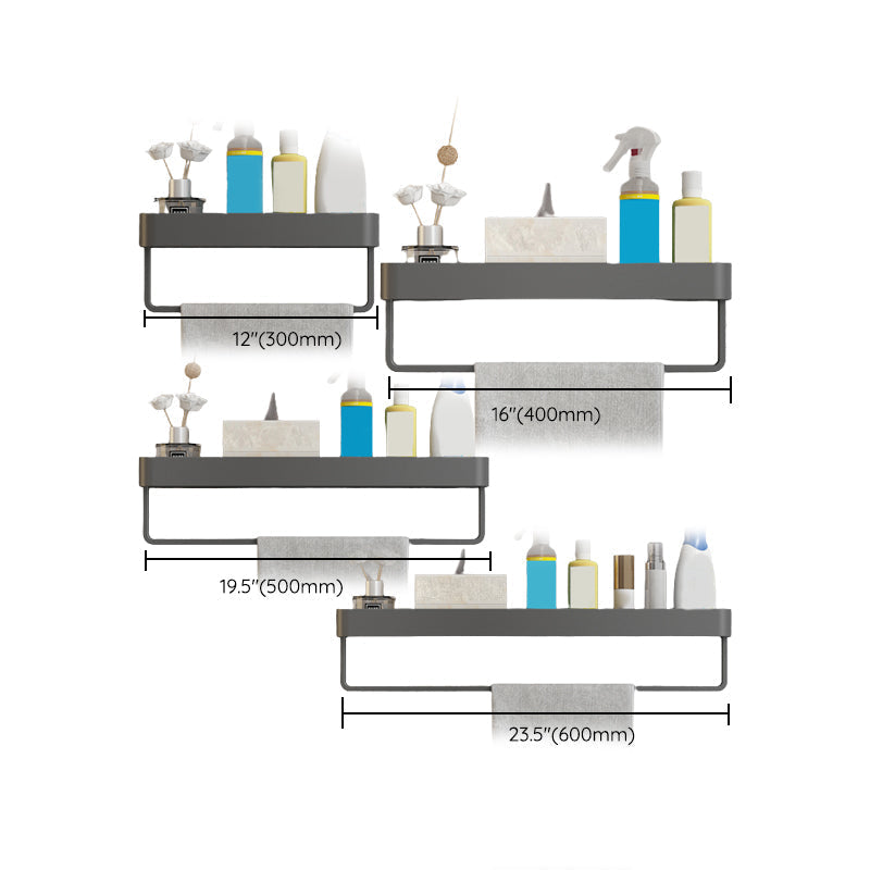 Avtoit | Minimalist Matte Metal Bathroom Accessory Set Modern Bathroom Shelf