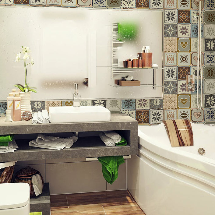 Avtoit | Modern Peel-and-Stick Wall Tile Mosaic Peel-and-Stick Tile
