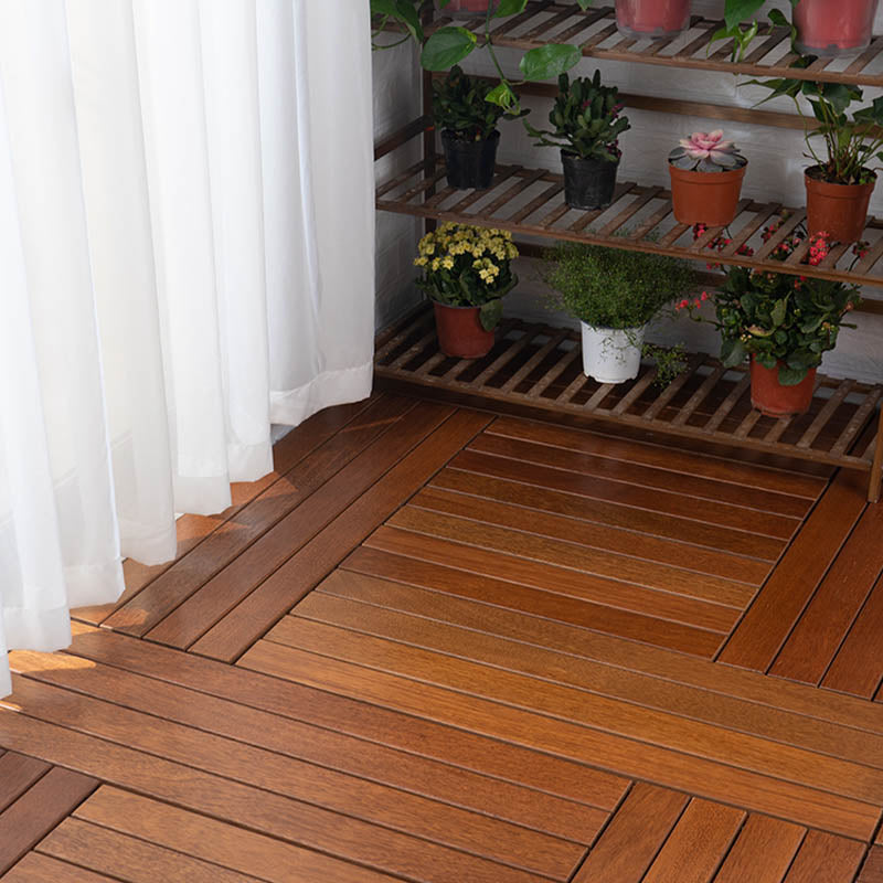 Avtoit | Basic Wood Outdoor Floor Tiles Click Patio Floor Tiles
