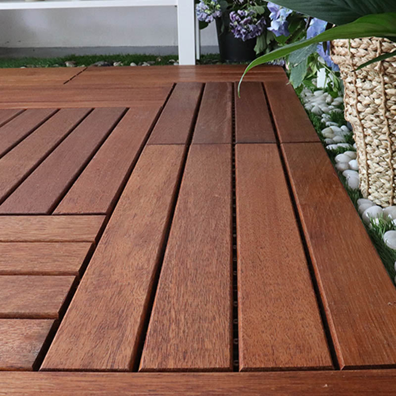 Avtoit | Basic Wood Outdoor Floor Tiles Click Patio Floor Tiles