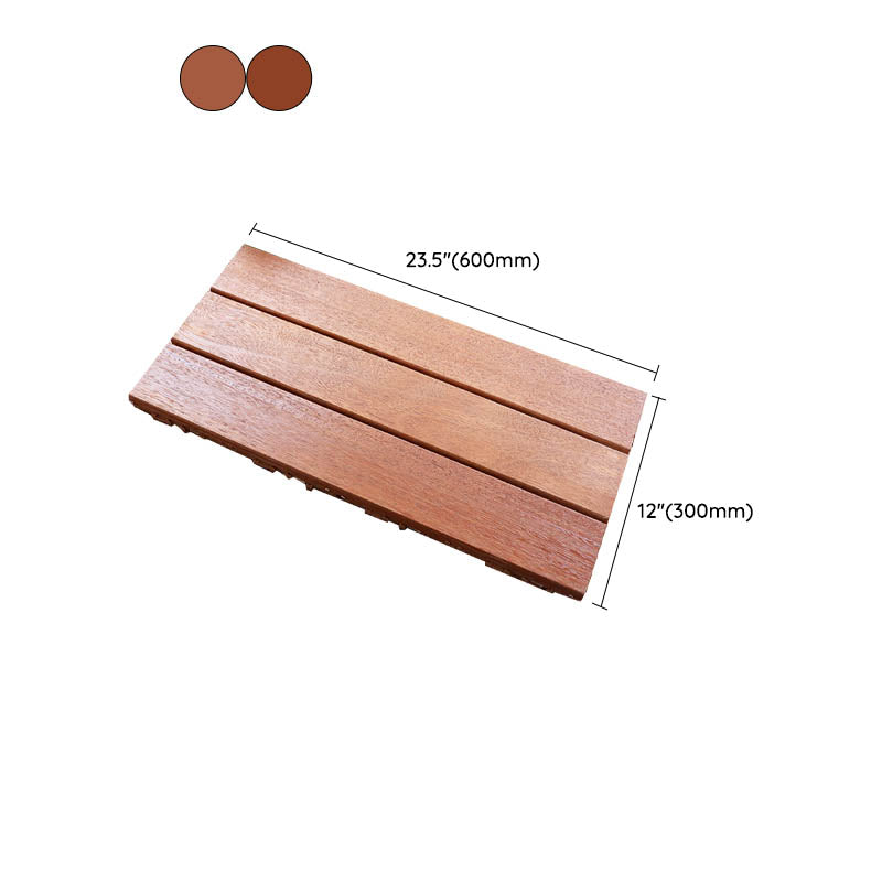 Avtoit | Classic wooden deck tiles connecting composite patio tiles