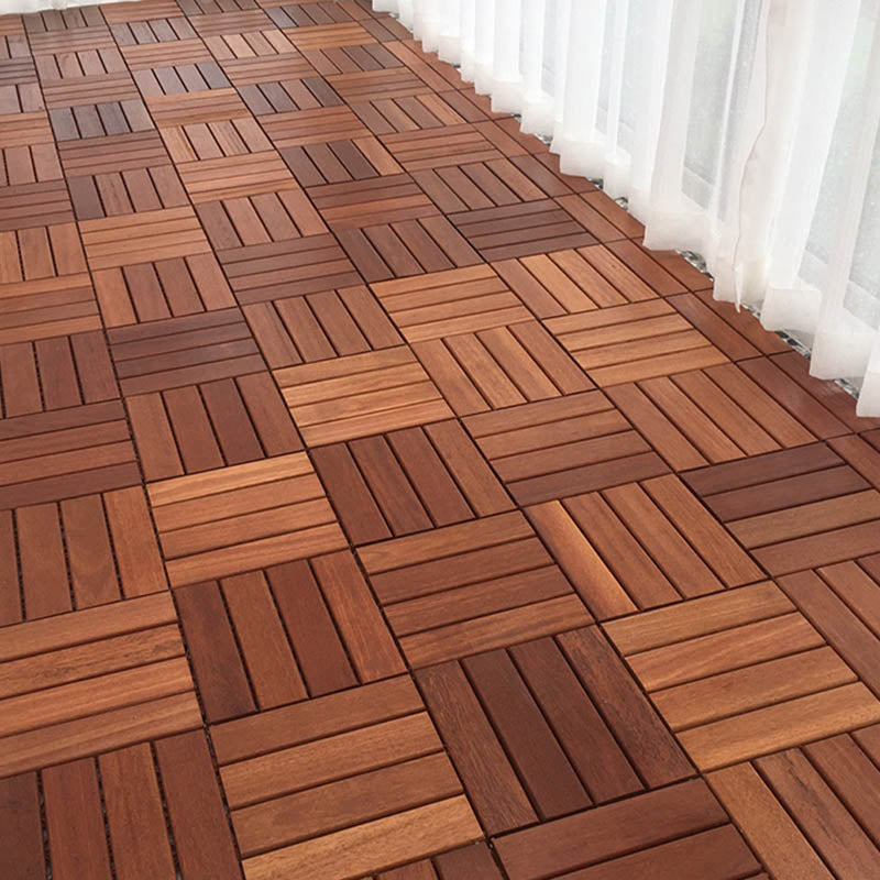 Avtoit | Classic Terrace Decking Natural Wood Waterproof Smooth Outdoor Flooring