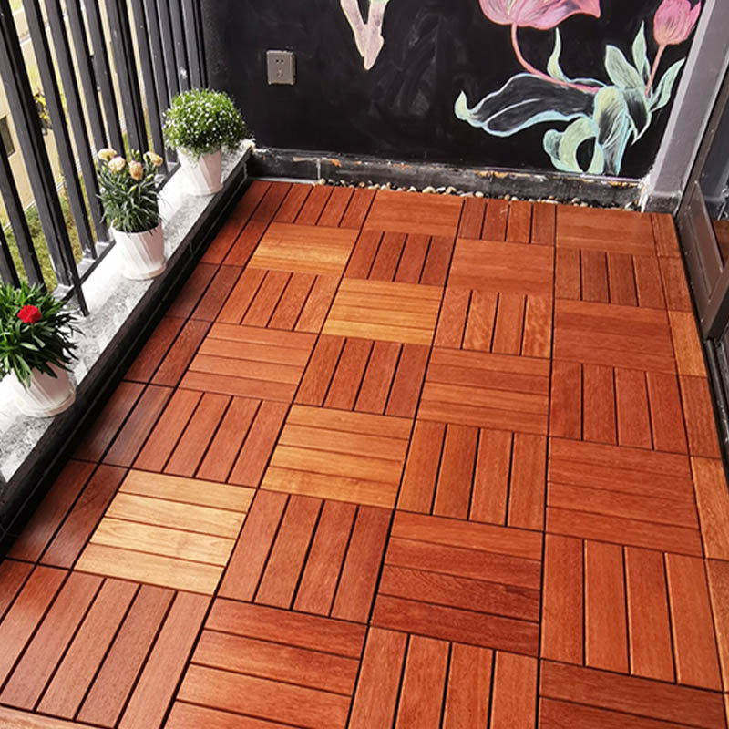 Avtoit | Classic Terrace Decking Natural Wood Waterproof Smooth Outdoor Flooring