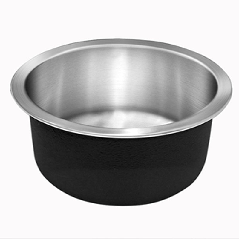 Avtoit | Contemporary Single Bowl Kitchen Sink Round Stainless Steel Sink with Drain Strainer Set