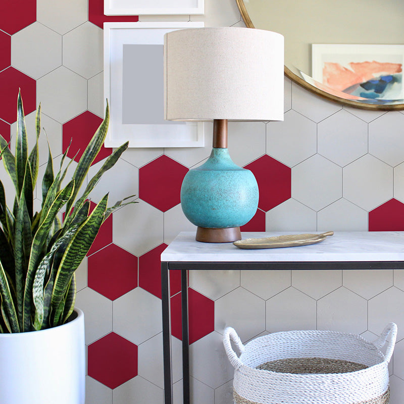 Avtoit | Peel and Stick Tiles Hexagonal Peel and Stick Back Wall 20 Pack