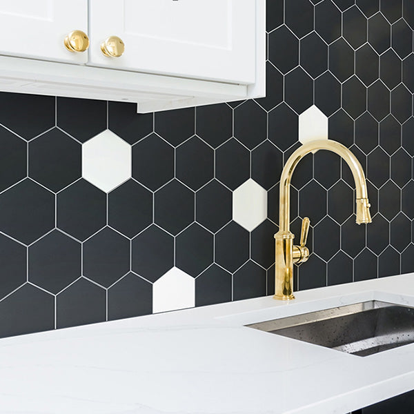 Avtoit | Peel and Stick Tiles Hexagonal Peel and Stick Back Wall 20 Pack