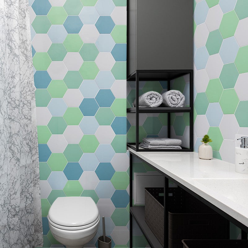 Avtoit | Peel and Stick Tiles Hexagonal Peel and Stick Back Wall 20 Pack for the Bathroom