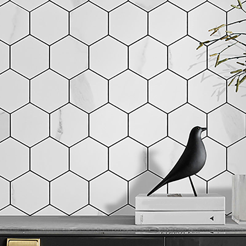 Avtoit | Hexagonal Modern Peel and Stick Tiles Mosaic Tiles Peel and Stick Backdrops
