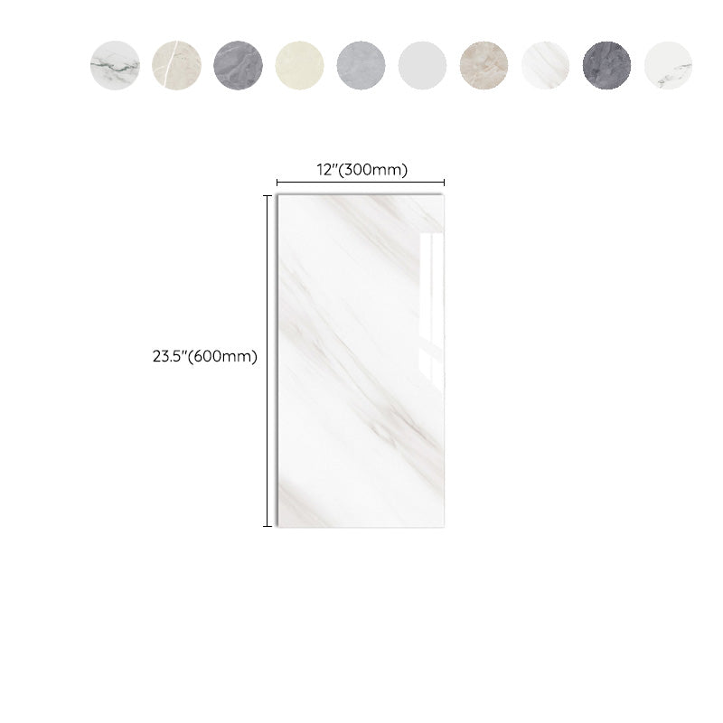 Avtoit | Modern Peel-and-Stick Back Wall PVC Rectangular Wall Tile for Kitchen and Bathroom